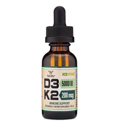 Double Wood Vitamin D3 K2 Liquid Drops all trans