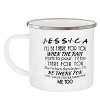 Friends 2023 Custom Printed enamelled cup Gift Personalised Name Text Coffee Mug Friends Birthday Gift Drop Shipping