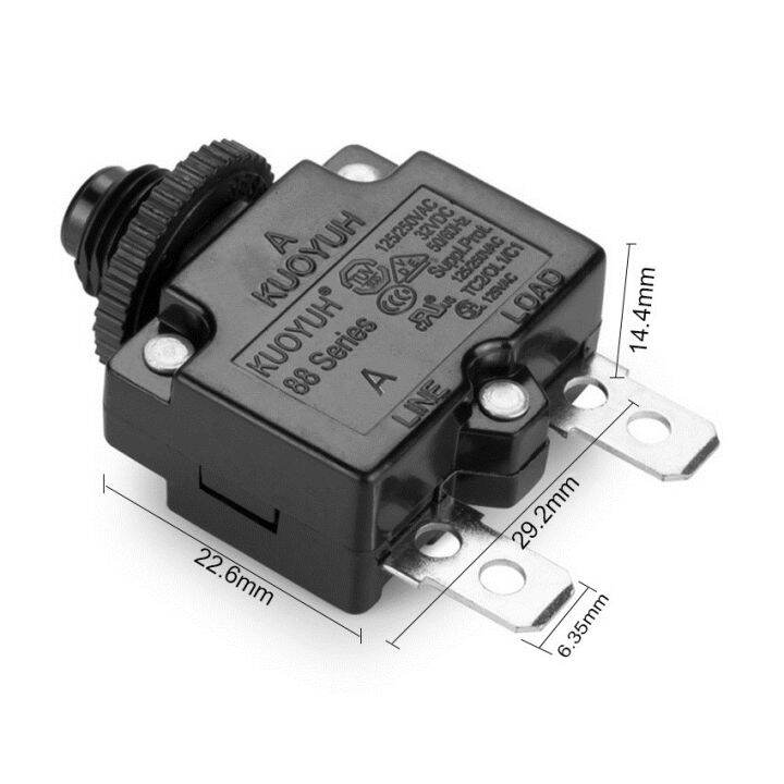 Kuoyuh 88 series 3a 5A 8A 10A 12A 15A 20A 25A 30A Overload protector ...