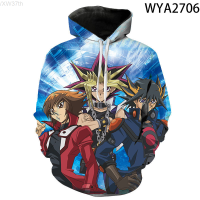 New 2023 New Fashion Cool Men Women Children Sweatshirts Yu Gi Oh Hoodies 3D Printed Streetwear Pullover Boy Girl Kids Casual Coattrend