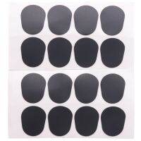 16pcs Alto/tenor Sax Clarinet Mouthpiece Patches Pads Cushions, 0.8mm Black, 16 Pack