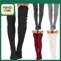 YNDVQO STORE ยาวเป็นพิเศษ ถุงเท้าบูตสูงถึงต้นขา โกธิคโลลิต้า สายถักนิตติ้ง เครื่องอุ่นขาเหนือเข่า แฟชั่นสำหรับผู้หญิง อุปกรณ์เสริมเสริม สำหรับผู้หญิง