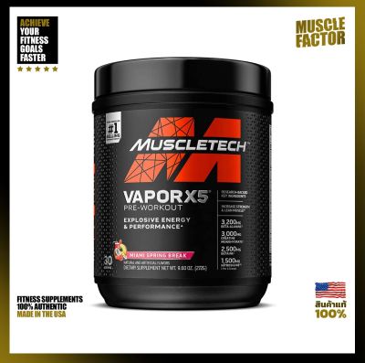 MuscleTech: VAP0RX5 - 30 Servings - Game-Changing Pre-Workout!