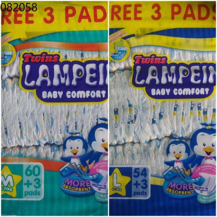 medium and small Lampein diaper jumbo pack Lazada PH