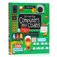 Usborne computer coding flipping Book lift the flap computers and coding English original childrens Enlightenment Book Childrens popular science knowledge English picture book for primary school students extracurricular reading materials