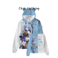 Chic Clothing เสื้อฮู้ด เสื้อแขนยาวอบอุ่น หลวมและสบาย เท่ สบาย ชิค น่ารัก WWY23936QB 39Z230925