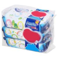 ?จัดโปร !!!? มามี่โพโค ผ้าเช็ดทำความสะอาดก้นเด็ก 80 แผ่น x 3 ห่อ MamyPoko Baby Wipes 80 Sheets x 3 Packs