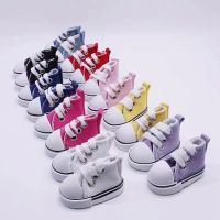 1/6 BJD Doll Shoes Handmade 5 CM Shoes for Dolls Mini Canvas Shoelace Doll Play House Dress Up Accessories Children Toys Gift