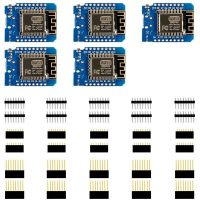 【♘COD Free Cas♘】 fuchijin77 Lua Wifi โนเดมคู D1 5ชิ้น Esp8266ขึ้นอยู่กับบอร์ดพัฒนา D1ขนาดเล็ก