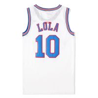 2 NWZSM Movie Cosplay Costumes Space #23 JD #1 BUGS #10 LOLA #22 Murray Bunny Basketball Kids Jersey Adult Jersey Stitched Number