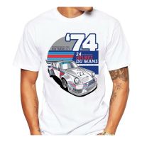 RSR Turbo 2.1 24H Le 1974 Martini ชุดกีฬาเสื้อยืดชาย gildan