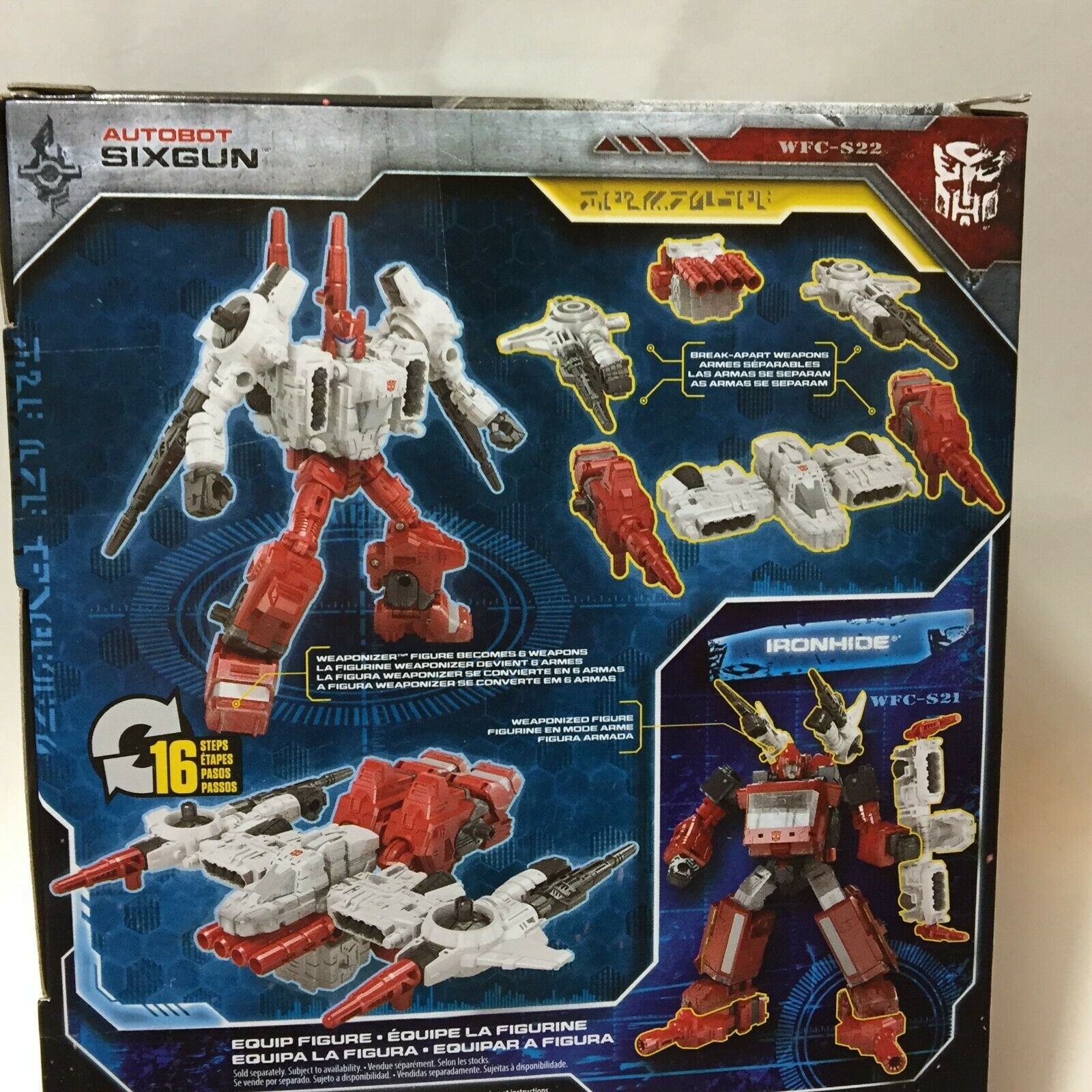 Transformers War For Cybertron SIEGE Deluxe Class SIXGUN NEW UNOPENED 
