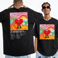 Bad Bunny T-Shirts UN VERANO SIN TI Print T Shirt Hip Hop Streetwear Tees Music Album Summer Casual T Shirts Unisex Y2K Clothes XS-4XL-5XL-6XL