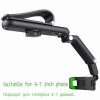 Green 1080° Rotating Sun Visor Cellphone Car Holder Universal Phone Holder Multi-Function Mobile For Iphone 7 Inch Support Telephone