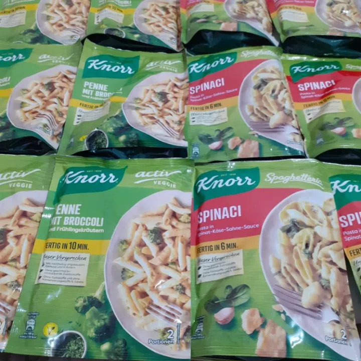 Knorr Easy Fix Spinach Spaghetti / Broccoli Penne Pasta imported from  Germany | Lazada PH