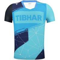 HOT★Original Tibhar แขนสั้นตารางเทนนิสกีฬาเจอร์ซีย์กีฬาเสื้อผ้าเสื้อผ้าผู้ชายกีฬาหญิง Top2020-3