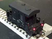 Brand new N Scale Tomix Black Caboose, with lights back/front.  N Scale Tomix Black Caboose ของใหม่ มีไฟหน้า/หลัง