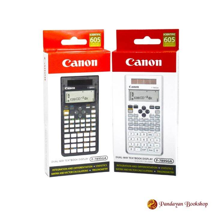 Canon f 789sga scientific calculator 605 functions and features