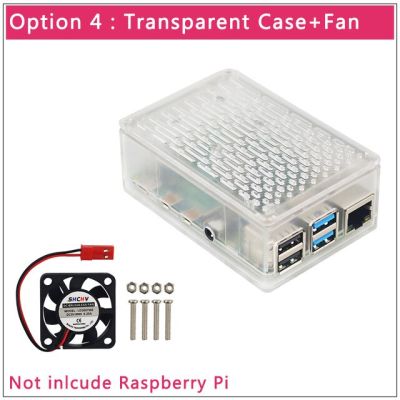 【❂Hot On Sale❂】 fuchijin77 Raspberry Pi 4ใช้งานได้สองแบบเคส Abs พร้อมจอ Lcd หรือพัดลมเคสโทรศัพท์แบบพลาสติกสำหรับ Raspberry Pi 4รุ่น B