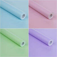 (HOT) จัดส่งฟรีจากโรงงานโดยตรง PVC วอลล์เปเปอร์มีกาวในตัวสติกเกอร์สำเร็จรูปห้องนอนอนุบาลสติกเกอร์ตัวอักษรตกแต่งใหม่สีทึบ