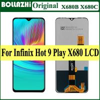 Tested 6.82 LCD For infinix Hot 9 Play X680 X680B LCD Display Screen Touch Digitizer Assembly For Infinix X680 Display