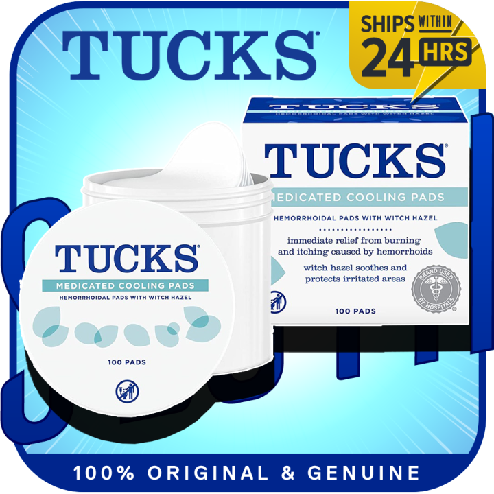 GENUINE Tucks Medicated Cooling Pads 100 / 200 Pads Lazada
