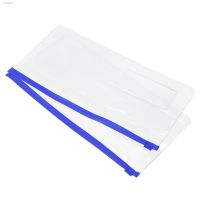 ✖ 40Pcs A6 Size Document Pocket PVC Waterproof Zip Envelope File Bags Clear Folders Plastic Pull Edge Bag Pencil Case Storage Bags