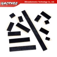 10PCS 2.54MM พิทช์ 2/3/4/5/6/7/8/9/10/11/12/13/14/40Pin แถวเดียวหญิงซ็อกเก็ตขา PCB Connector แม่แถวเดียวสําหรับ arduino