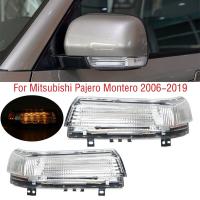 สำหรับ Mitsubishi Pajero Montero โชกุน V73 V93 V87 V75 V97มองหลังด้านนอก2006-2019ประตูกระจกด้านข้างเลี้ยวสัญญาณไฟ