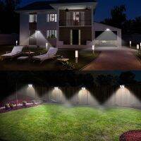 4Sided 40Leds PIR Motion Sensor Sunlight Control Solar Energy Street Lamp Yard Path Home Garden Solar Power Induction Wall Light