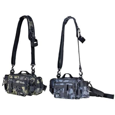 Fanny Pack Fishing Tackle Bag Fishing Tackle Storage Bag with Padded Shoulder Strap Outdoor Fishing Storage Pack Water-Resistant Fishing Bag Cross Body Sling Bag ingenious