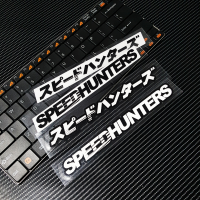 สติกเกอร์สไตล์ญี่ปุ่น 18x2 ซม.ญี่ปุ่นSPEED HANTERS JDM Street Racingกระจกหน้ารถDriftingสติกเกอร์รถรถจักรยานยนต์Decals-so6