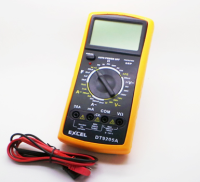 เครื่องมือวัดไฟฟ้า AC/DC Digital Voltmeter Ammeter Ohm Test Meter Multimeter DT9205A