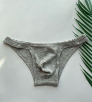 【YF】™卍✱  2023 New Men Striped Briefs U Low Waist Cotton Breathable Male Underpants