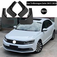 บังโคลนหน้าด้านหลังสำหรับ Volkswagen VW Jetta 2015-2018 MK6กันชนรถบังโคลนชายบังโคลนแบบสาดอุปกรณ์เสริมรถยนต์4ชิ้น