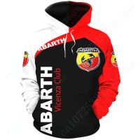 เสื้อมีฮู้ดขนาดใหญ่พิเศษพิมพ์ลาย3D อะนิเมะ Abarth เสื้อผ้าฮาราจูกุของผู้ชายฮู้ดแบบซิปใส่ได้ทั้งชายและหญิงเสื้อฮู้ดแขนยาวลำลองเครื่องแต่งกายแนวสตรีท