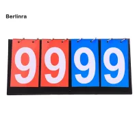 Br BlueRed Tabletop Scoreboard Reliable Digital Scoreboard No Take Up Space for Badminton