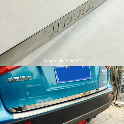 Car Sticker Stainless Steel Tailgate Boot Trunk Rear Door Strip Trim For Suzuki Vitara  2019 2018 2017 Accessories