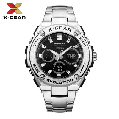 นาฬิกาข้อมือ นาฬิกาผู้ชาย X-GEAR นาฬิกากันน้ำ3788 แฟชั่นกีฬาผู้ชายนาฬิกามัลติฟังก์ชั่นกันน้ำนาฬิกาดิจิตอล Casual