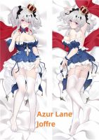 Dakimakura อะนิเมะปลอกหมอน Azur Lane Joffer พิมพ์สองด้านขนาดชีวิตปลอกหมอนของขวัญสามารถปรับแต่งได้