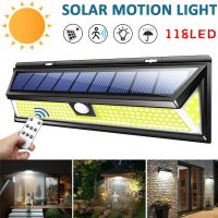 LED Solar Powerful Light Outdoor Motion Sensor Wall Light Waterproof Super Bright Spotlights For Front Door Garage Garden Street Bulbs  LEDs HIDs