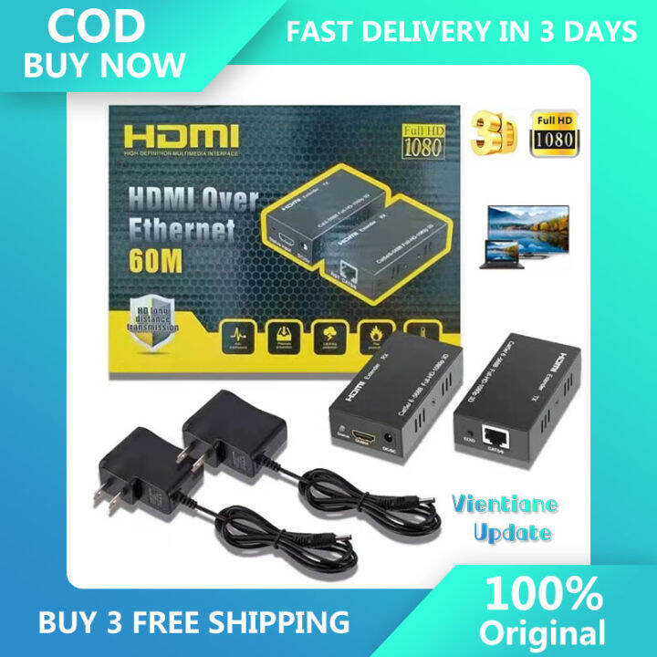 3D 1080P HDMI Network Extender Over Single Cable CAT5E/6 IP