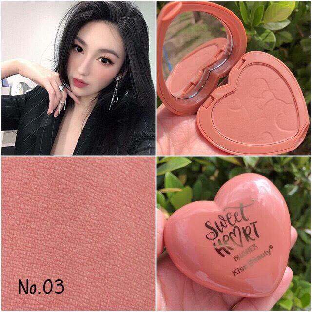 no-81128-คิส-บิวตี้-ปัดแก้มสีพีชรูปหัวใจ-kiss-beauty-sweet-heart-blusher-แก้มระเรื่อดูสุขภาพดี-ธรรมชาติมากๆค่ะ