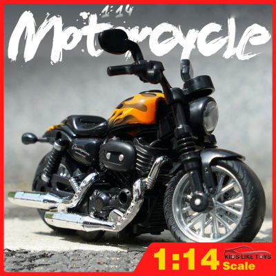 KLT 1:14 Harley Motorcycle alloy model car for kids toys for boys toys for kids cars toys