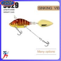 DSFSI เบส จม หมุน เลื่อม การสั่นสะเทือน เหยื่อตกปลาโลหะ ล่อ VIB Wobblers Crankbaits ตะขอแหลม