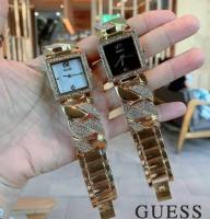 นาฬิกาข้อมือผู้หญิงGuessพร้อมกล่องแบรนด์ สายเลส สวยๆหรูหรา สินค้าถ่ายเองตรงปกแน่นอน