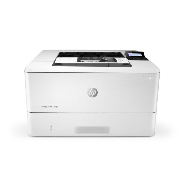 เครื่องปริ้นเตอร์เลเซอร์ขาว-ดำ-hp-laserjet-m404dn-มีหมึกติดเครื่องพร้อมใช้งาน