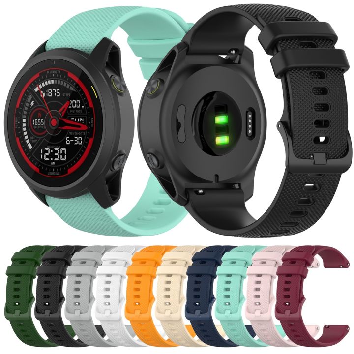 สำหรับ-garmin-forerunner-745เล็กตารางสายนาฬิกาข้อมือปลดเร็วพร้อมไขควงขนาด-ฟรีไซส์22มม-สีดำ