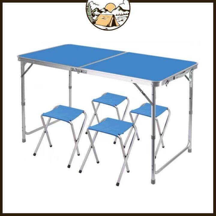 ℂ𝔸𝕄ℙ𝕀ℕ𝔾🏕️ Hiking Camping Table 120 x 60 x (55/60/70) cm Foldable