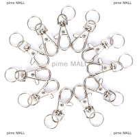 pime MALL 10PC Silver swivel Trigger คลิป snap lobster clasp Hook BAG พวงกุญแจตะขอของขวัญ